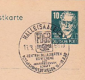 FDGB Halle août 1950