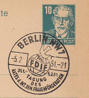 Réunion de la FDIF à Berlin 1952