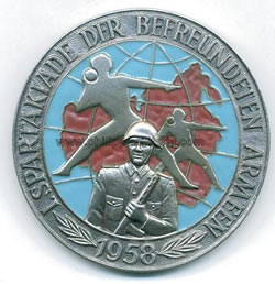 médaille Spartakiade 1958 Leipzig