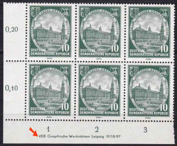 VEB Imprimerie de timbres