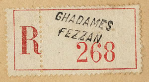 étiquette de recommandation Ghadames Fezzan