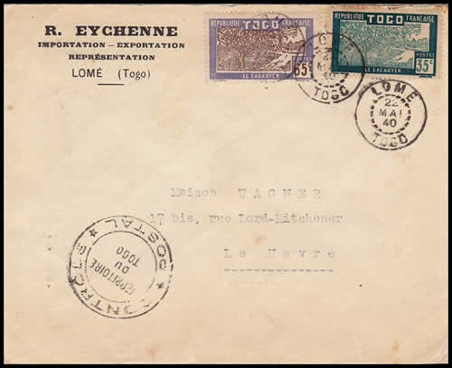 Censure du Togo 1940