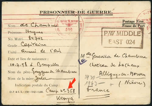 Prisonnier français au Kenya