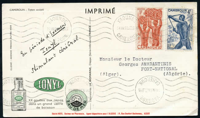 Carte IONYL 1953