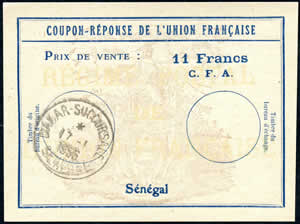 CRUF Sénégal 11F CFA