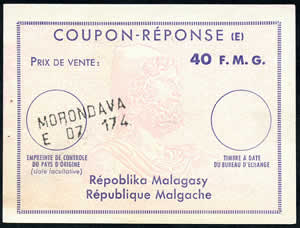 CRE 40 Francs Malgaches type Ex 10