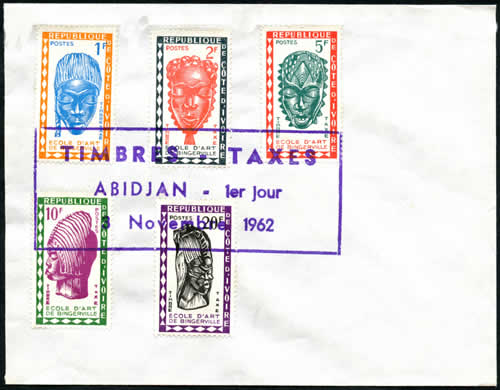 FDC timbres taxe
