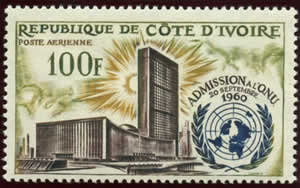 Cote d'Ivoire admission à l'ONU
