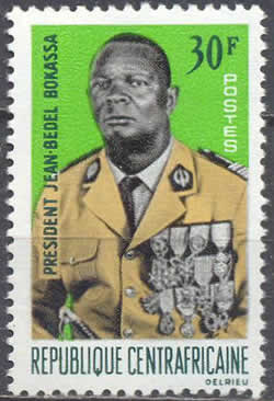 Bokassa Président de la République