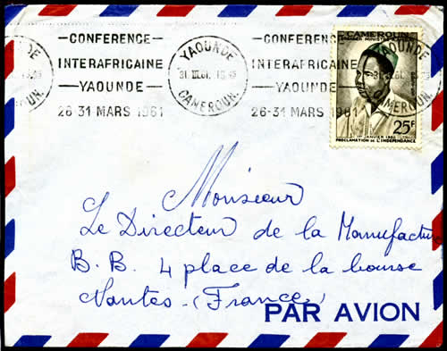 Conférence de Yaoundé mars 61