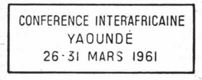 Griffe conférence de Yaoundé