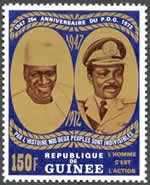 Guinée sekou Touré et Gowon