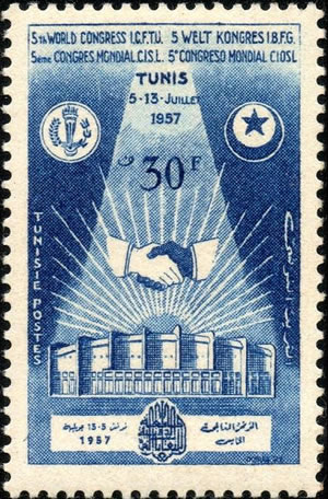 Congrès CISL Tunis 1957