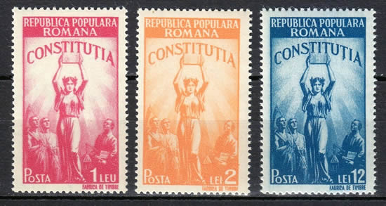 Nouvelle constitution de type soviétique en Roumanie