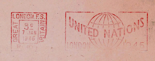 EMA Nations-Unies à Londres 1946