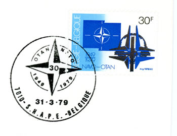 FDC timbre belge 30ème anniversaire de l'OTAN