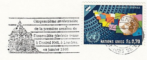 OMEC 50ème anniversaire de la première assemblée générale de l'ONU
