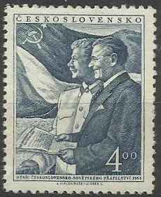 Staline et Gottwald