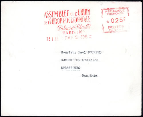 EMA Assemblée de l'UEO M6182 janvier 1959