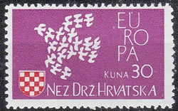 timbre propagande exilés croates