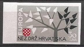 timbre propagande exiles croates 1962