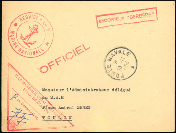 Escorteur Berbère novembre 1956 Suez