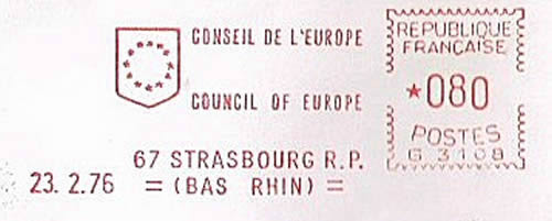 EMA Conseil de l'Europe G 3108 1976