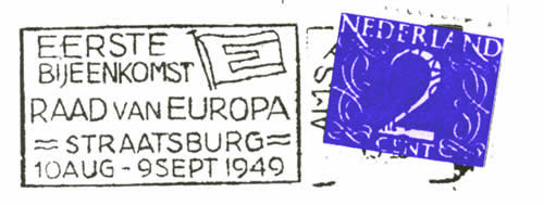 OMEC Conseil de l'Europe 1949 Amsterdam
