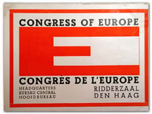 etiquette du Congrès de La Haye 1948