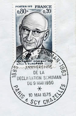 FDC Robert Schuman l'Européen