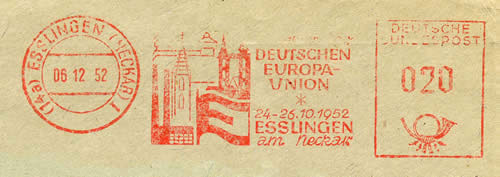 EMA Kongress des Deutschen Europa Union 1952