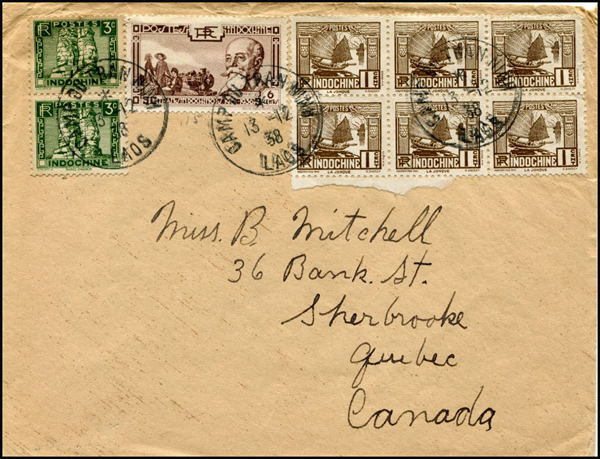 Lettre du Camp de Tran Ninh Laos 1938