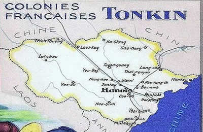Carte du Tonkin