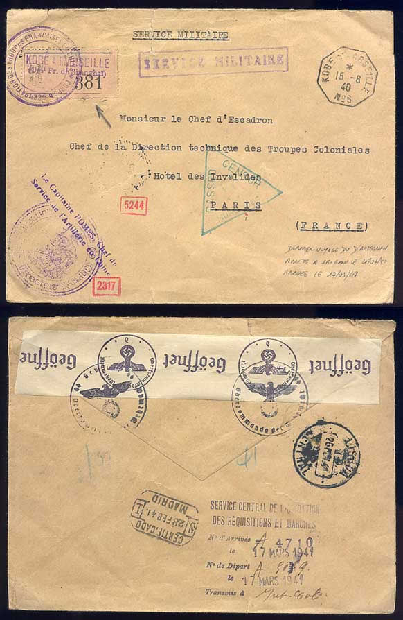 Lettre de Shanghai juin 1940