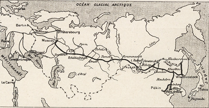 Itinéraire du Transibérien 1940-41