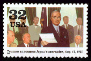 Annonce par Truman capitulation japonaise