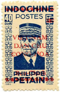 40cts Pétain outremer
