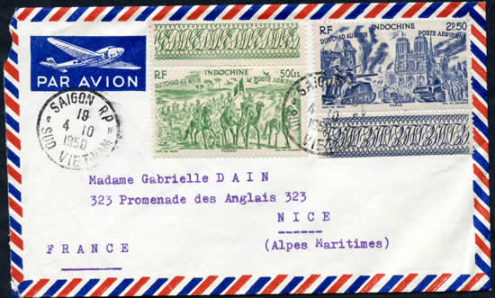 Lettre par avion 3$