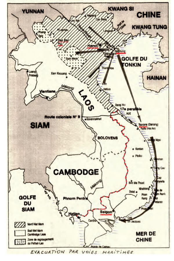 Evacuation des catholiques du Viet-nam Nord 1954