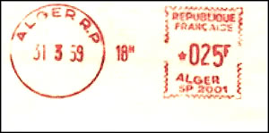 EMA d'Algérie partiellement caviardée 1958/61